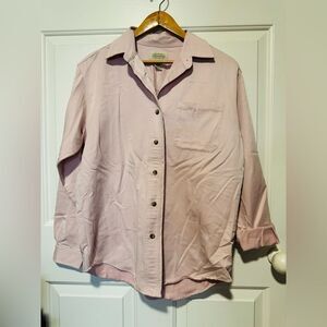 St. John's Bay Pink Button Down Shirt